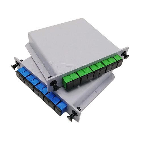 Fiber Optic LGX Cassettes box type PLC Splitter with adapter
