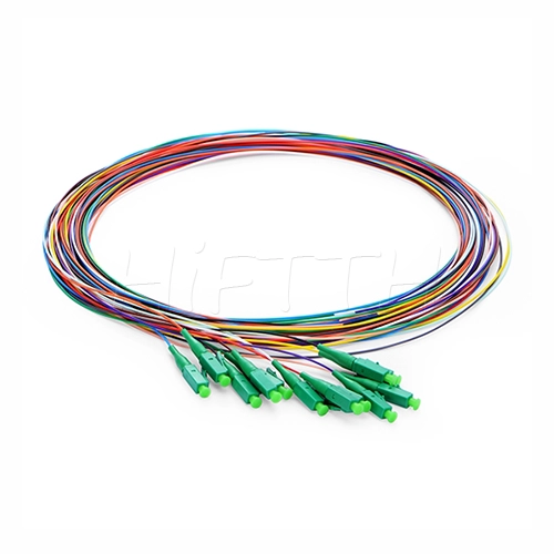 12 Fibers Single-mode Multi-mode Multi-core Unjacketed Color-Coded Fiber Optic Pigtail - Image 3