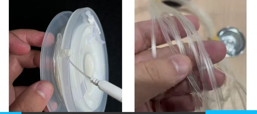 Invisible fiber cable or Transparent Fiber Cable for last 10meters of Fiber to The Home (FTTR) application